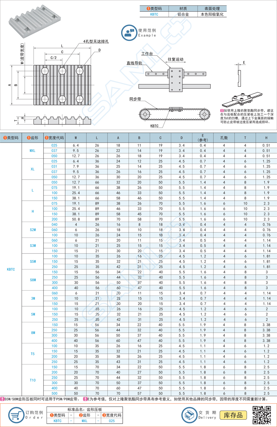 聚氨酯材質(zhì)的同步帶齒形壓板優(yōu)勢